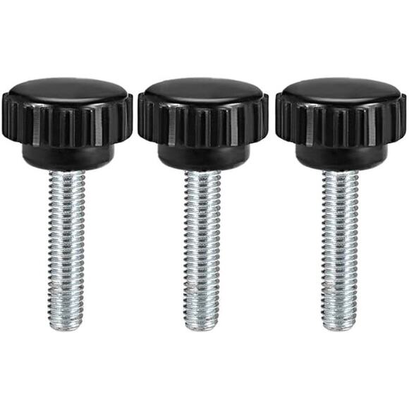 uxcell M6 x 30mm Knurled Clamping Knobs - 3 Pcs - Picture 1 of 4
